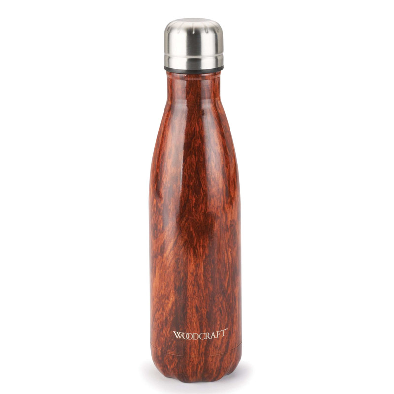 Woodgrain Water Bottle - 17 Oz